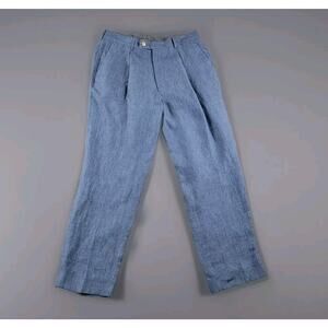Todd Snyder Linen Madison Suit Pants Trouser size 34 Chambray Blue NWT $268
